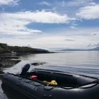 Tender used for boat tours from Seahorse II