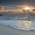 Vattersay beach in Scotland