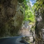 Trigrad Gorge canyon in Bulgaria