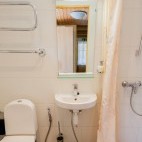 Bathroom at Roosta Holiday Village in Estonia