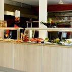 Restaurant at Mediterraneo Hotel in Crete, Greece