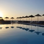 Swimming pool at Mediterraneo Hotel in Crete, Greece