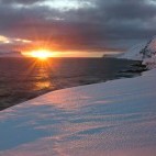 Sunset in Iceland