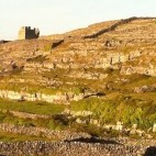 Landscape of the Aran Islands.