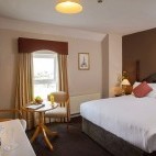 Double bedroom at Hylands Burren in Ireland.