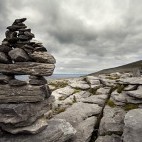 The Burren National Park coastline in Ireland