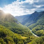 Tara River Gorge in Durmitor National Park, Montenegro