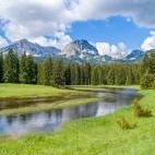 Zabljak mountain scenery