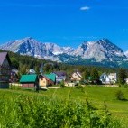 Žabljak village in Durmitor National Park, Montenegro