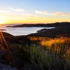Coast of Barents Sea in Varangerfjord, Norway