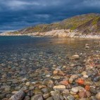 Coastline at Varangerfjord, Norway