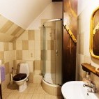 Bathroom at Dwór Dobarz in Biebrza Marshes, Poland