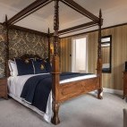 Deluxe bedroom at Duisdale House Hotel on the Isle of Skye, Scotland.