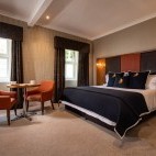 Standard bedroom at Duisdale House Hotel on the Isle of Skye, Scotland.