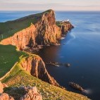 Neist Point lighthouse on the Isle of Skye, Scotland