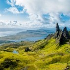 Old Man of Storr on the Isle of Skye in Scotland