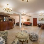 Communal area at Svatojansky Kastiel in Slovakia