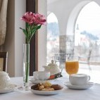 Breakfast at Vila Bled in Slovenia