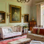 Drawing room at Warmwell House in Dorset, the UK.