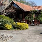 Terrace at Knight's Hill Hotel, Norfolk