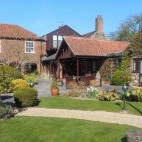 Terrace at Knight's Hill Hotel, Norfolk