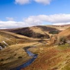 River Trough of Bowland Valley in Lancashire