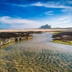 Bamburgh Castle in Northumberland