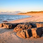 Budle Bay Beach in Northumberland