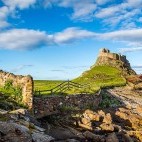 Lindisfarne Castle in Northumberland