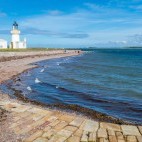 Chanonry Point and Moray Firth in Scotland