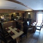 Lounge bar at The Old Inn in Gairloch, Scotland