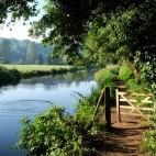 River Wey in Surrey, UK