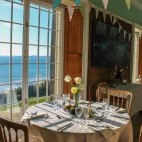 Dining room at The Druidstone Hotel in Wales