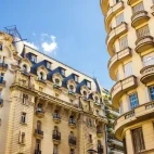 Buildings in the Recoleta neighbourhood in Buenos Aires, Argentina