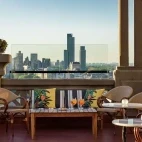 Roof terrace at The Alvear Palace Hotel in Buenos Aires, Argentina