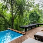 Plunge pool at Awasi Iguazú in Argentina