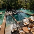 Swimming pool at Loi Suites Iguazú Hotel in Argentina