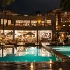 Swimming pool at Loi Suites Iguazú Hotel in Argentina