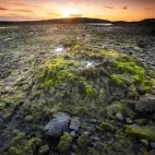 Shore at Puerto Deseado in Argentina