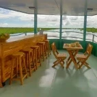 Bar on the mezzanine level, on Naturezas, Brazil