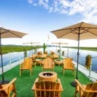 View of the top deck on Naturezas, Brazil