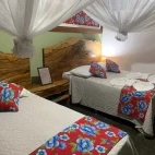 View of a twin room at SouthWild Pantanal Lodge, Brazil.