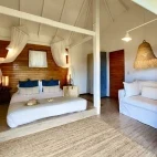 Double bedroom at Altiplanico Easter Island Hotel