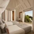Twin bedroom at Altiplanico Easter Island Hotel