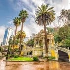 Cerro de Santa Lucia in Santiago, Chile