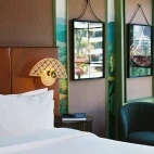 Bedroom at Hotel Bidasoa in Santiago, Chile