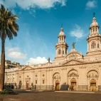 Metropolitan cathedral in Santiago, Chile