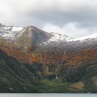 Mountain view in Patagonia, Chile.