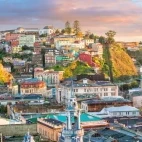 Buildings in Valparaiso, Chile