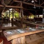 Restaurant at Juan Solito EcoLodge in Los Llanos, Colombia